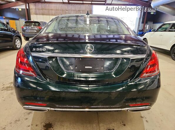 WDDUG8DB0JA381938 2018 MERCEDES-BENZ S Зеленый Вид салона спереди