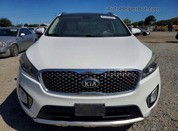5XYPKDA58GG080291 2016 KIA SORENTO White უკანა ხედი