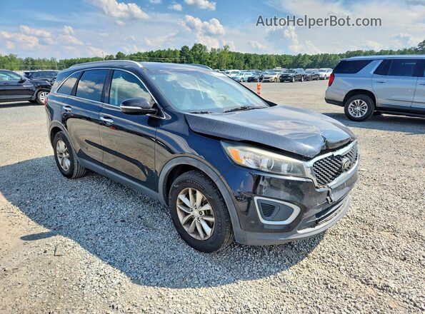 5XYPG4A3XHG268263 2017 KIA SORENTO Черный Вид спереди