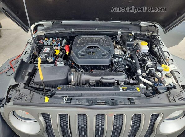 1C4GJXAN0PW639498 2023 JEEP WRANGLER Серый Вид подкапотного пространства