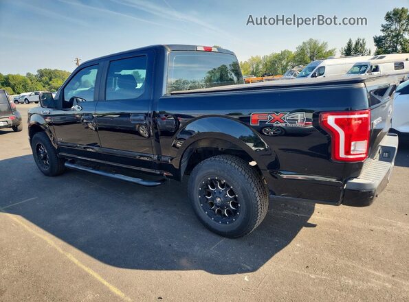 1FTEW1EP8GKD95611 2016 FORD F150 Черный Задняя правая четверть