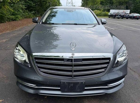 WDDUG8GB0JA346506 2018 MERCEDES-BENZ S Черный Вид салона спереди