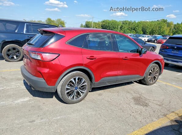 1FMCU0G69MUB17114 2021 FORD ESCAPE Красный Передняя правая четверть