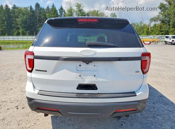 1FM5K8AR2KGB44120 2019 FORD EXPLORER White Widok wnętrza z przodu