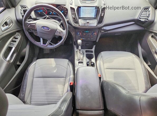 1FMCU9GD6JUA22816 2018 FORD ESCAPE Red Вид щитка приладів