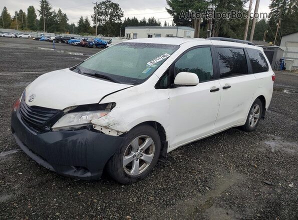 5TDZK3DC1GS748352 2016 TOYOTA SIENNA White Rear left