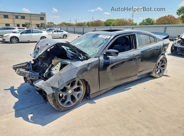 2C3CDXHG1JH218039 2018 DODGE CHARGER Черный Задняя левая четверть