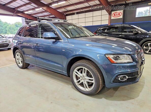 WA1D7AFP3HA044730 2017 AUDI Q5 Blue Вид спереду