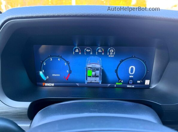1FTFW3LD3SFB67378 2025 FORD F150 Gray Instrument cluster view