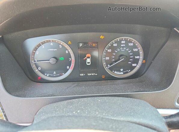 5NPE34AFXGH311651 2016 HYUNDAI SONATA Silver Widok tylnych siedzeń