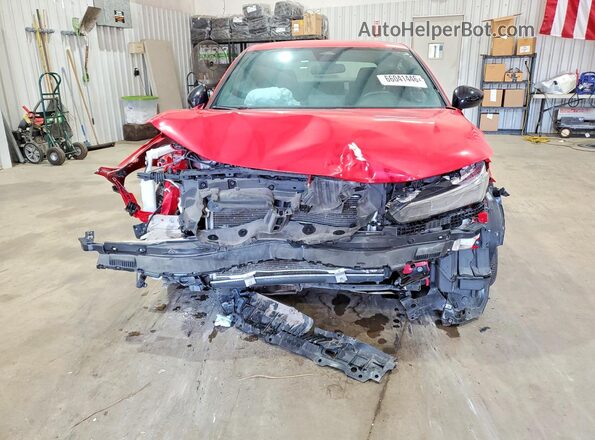 2HGFE2F54SH579424 2025 HONDA CIVIC Red Widok z tyłu
