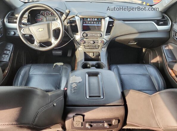 1GNSKBKC8HR171549 2017 CHEVROLET TAHOE Blue Вид щитка приладів