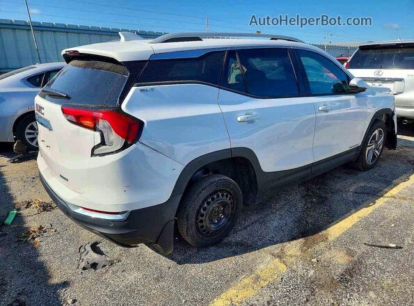 3GKALVEV4JL356215 2018 GMC TERRAIN White Передня права чверть