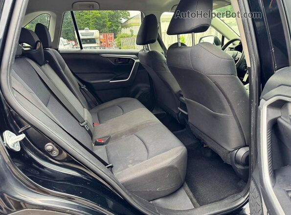 JTMF1RFV2KD047590 2019 TOYOTA RAV4 Black უკანა სალონის ხედი