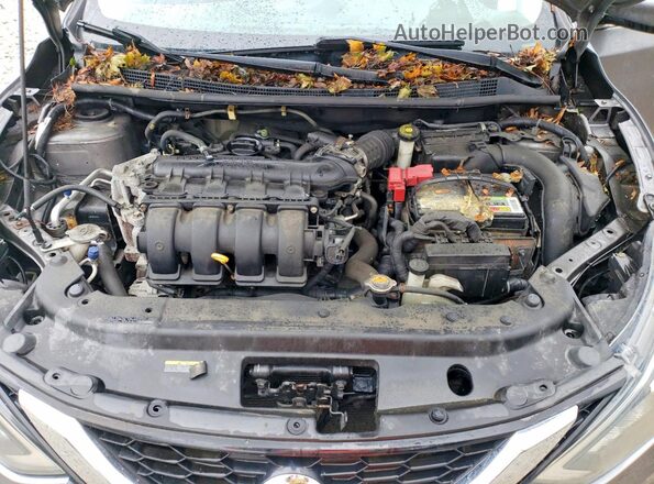 3N1AB7AP9HY306024 2017 NISSAN SENTRA Gray ძრავის განყოფილების ხედი
