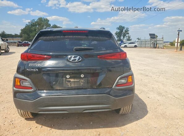 KM8K22AA3LU524922 2020 HYUNDAI KONA Black Front interior view
