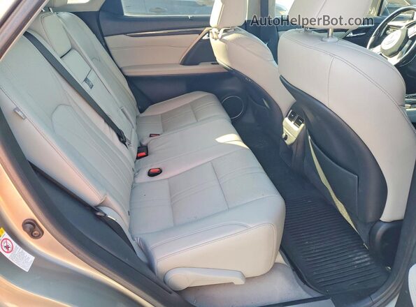 2T2BGMCA0KC032841 2019 LEXUS RX Silver უკანა სალონის ხედი