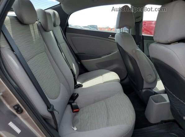 KMHCT4AE6HU360153 2017 HYUNDAI ACCENT Бежевый Вид задней части салона