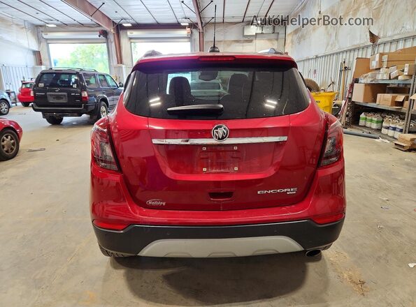 KL4CJGSM8KB763758 2019 BUICK ENCORE Бордовый Вид салона спереди
