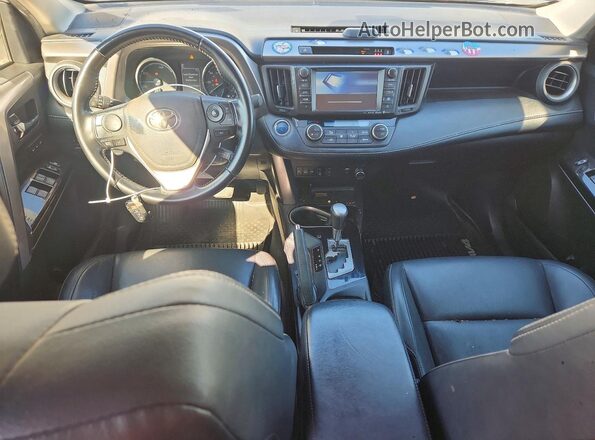 JTMDJREV8JD155350 2018 TOYOTA RAV4 White Вид щитка приладів
