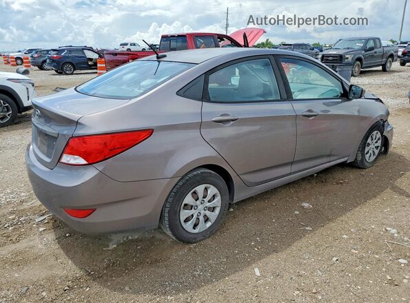 KMHCT4AE6HU360153 2017 HYUNDAI ACCENT Бежевый Передняя правая четверть
