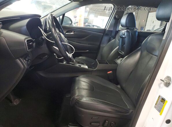 5NMS5CAD4LH162022 2020 HYUNDAI SANTA White Dashboard view