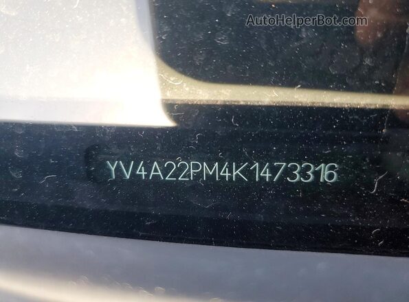 YV4A22PM4K1473316 2019 VOLVO XC90 Black Widok wnętrza 360 stopni
