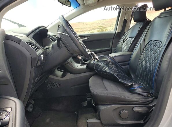 2FMPK4G98GBB78313 2016 FORD EDGE Серебряный Вид панели приборов