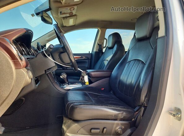 5GAKRBKD3GJ101193 2016 BUICK ENCLAVE White წინა პანელის ხედი