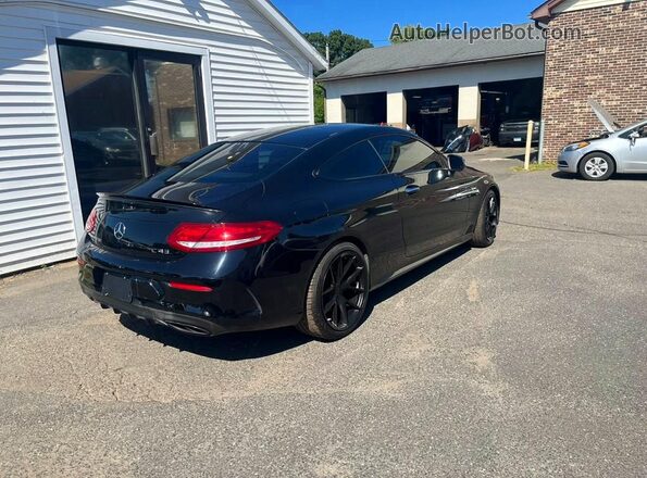 WDDWJ6EB4HF467764 2017 MERCEDES-BENZ C-CLASS Черный Передняя правая четверть