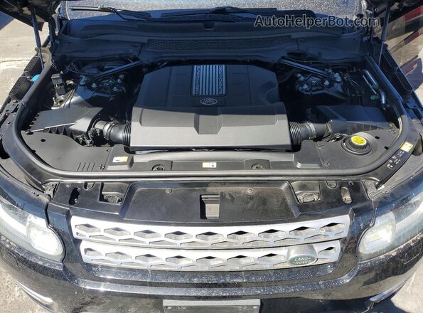 SALWR2VF0GA580243 2016 LAND ROVER RANGE ROVER Черный Вид подкапотного пространства