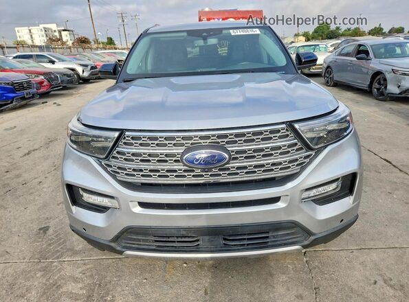 1FMSK7FH7RGA05043 2024 FORD EXPLORER Серебряный Вид сзади