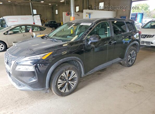 5N1BT3BB4NC692555 2022 NISSAN ROGUE Black Tył lewy
