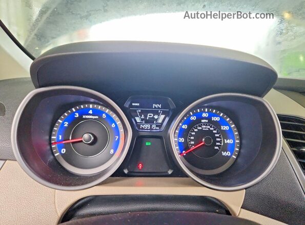 KMHDH4AE9GU629637 2016 HYUNDAI ELANTRA Black Вид задніх сидінь