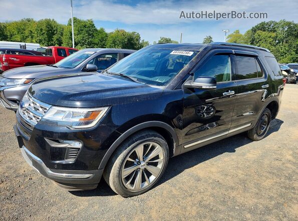 1FM5K8FH8JGB98309 2018 FORD EXPLORER Black უკანა მარცხენა