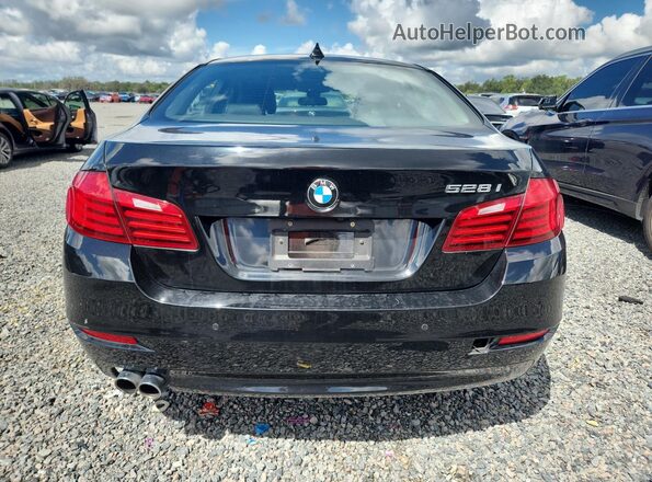 WBA5A5C52GG353376 2016 BMW 5 SERIES Black წინა სალონის ხედი