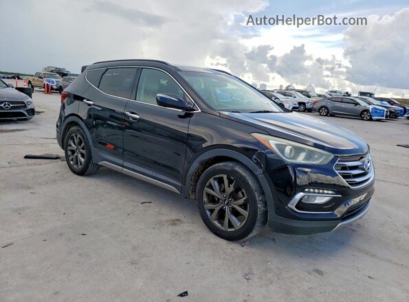 5XYZW4LA8HG459851 2017 HYUNDAI SANTA Black წინა ხედი