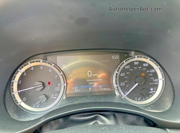 5TDKDRBH1PS008667 2023 TOYOTA HIGHLANDER Gray Սարքավորումների վահանակի տեսք