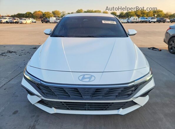 KMHLL4DG0SU899601 2025 HYUNDAI ELANTRA White Вид ззаду