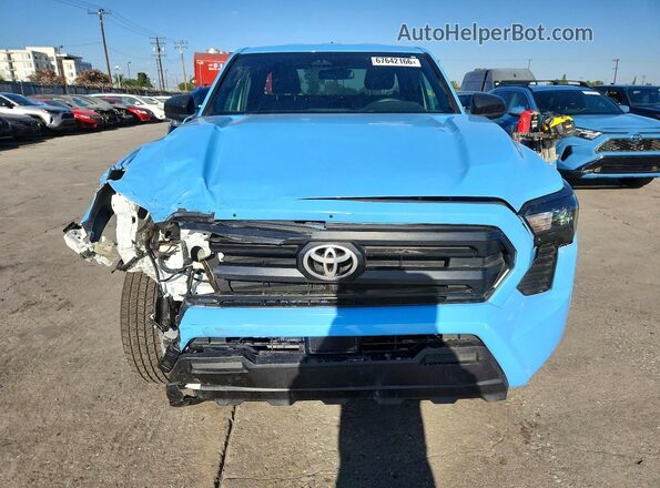 3TYJDAHN1ST025038 2025 TOYOTA TACOMA Blue უკანა ხედი