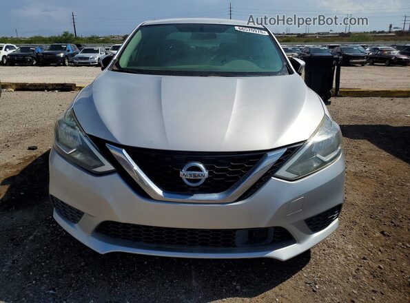 3N1AB7AP2JY225453 2018 NISSAN SENTRA Silver Rear view