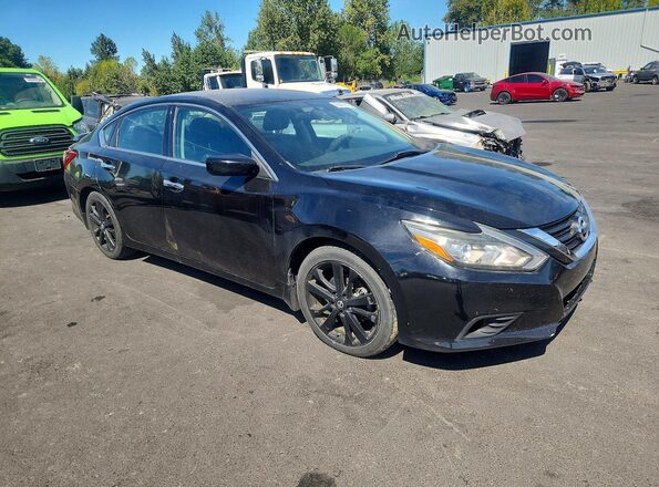 1N4AL3AP6JC255492 2018 NISSAN ALTIMA Black წინა ხედი