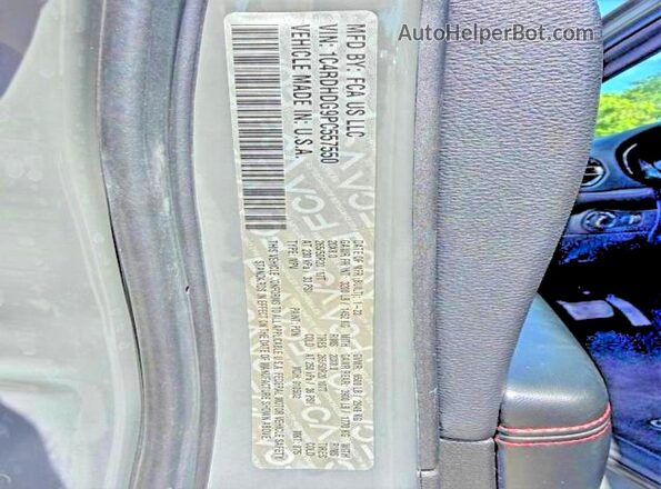 1C4RDHDG9PC557550 2023 DODGE DURANGO Gray 