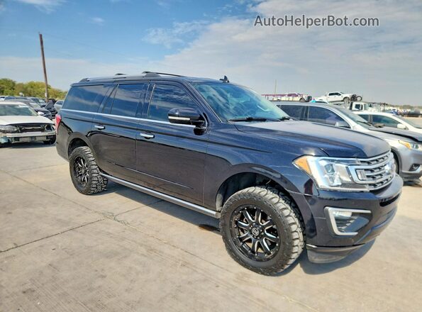 1FMJK1KT2KEA19355 2019 FORD EXPEDITION Black Widok z przodu