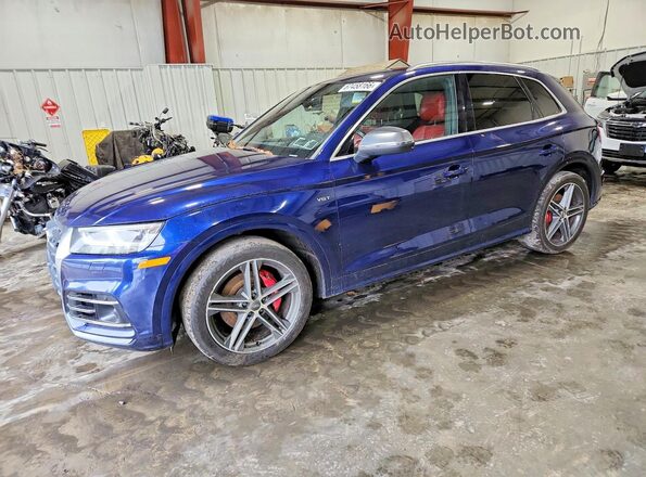 WA1C4AFY5J2210260 2018 AUDI SQ5 Синий Задняя левая четверть
