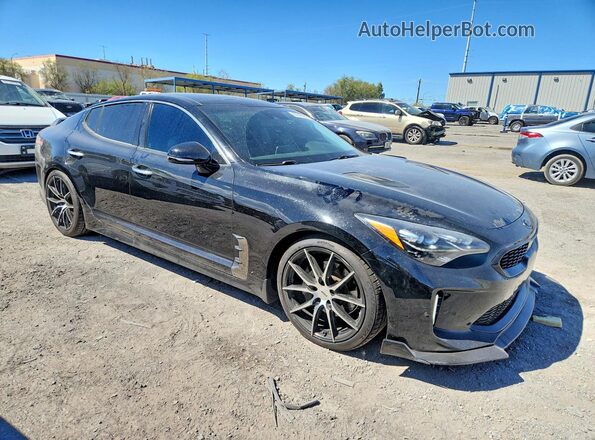 KNAE25LA2J6013040 2018 KIA STINGER Black Vista frontal