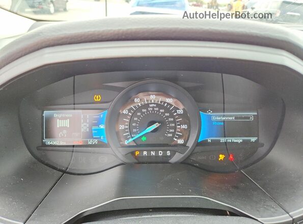 2FMPK4J95RBB00678 2024 FORD EDGE Black Widok tylnych siedzeń