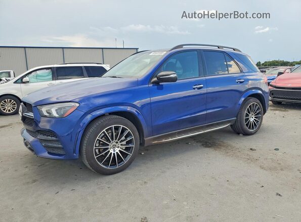 4JGFB4JB5MA516104 2021 MERCEDES-BENZ GLE Blue Tył lewy
