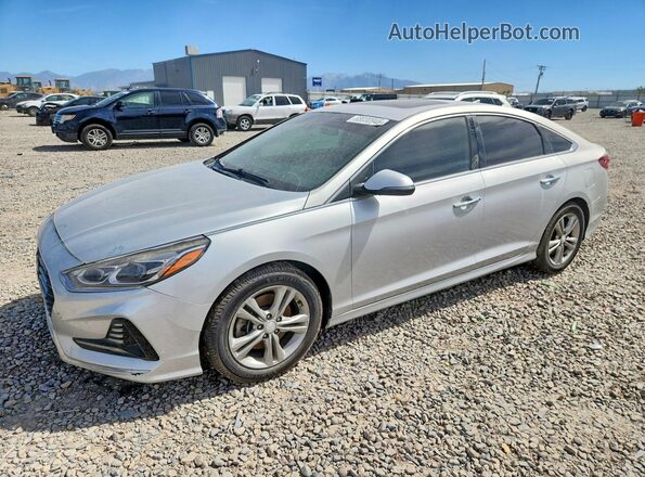 5NPE34AF6JH622839 2018 HYUNDAI SONATA Silver უკანა მარცხენა