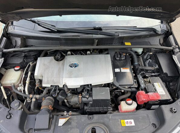 JTDKBRFU6G3013653 2016 TOYOTA PRIUS Charcoal Առջևի վահանակի տեսք